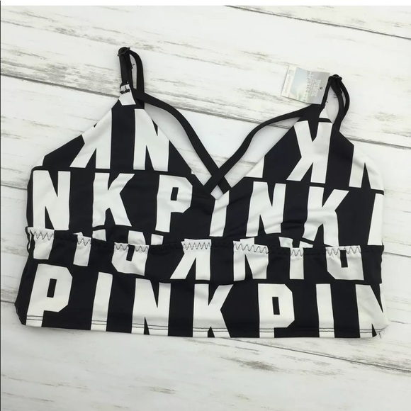 VS *NWT* Pink Strappy Sports Bra - Picture 1 of 8